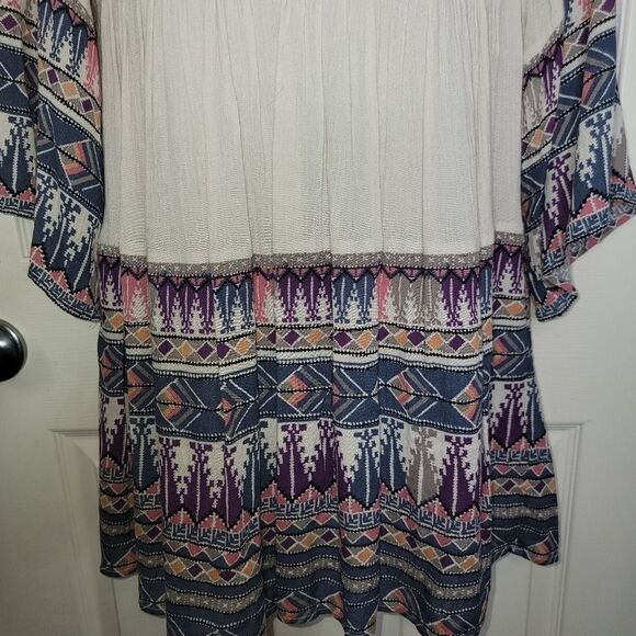 Free People Terra Nova bohemian Tunic Mini Dress Small - Picture 6 of 9